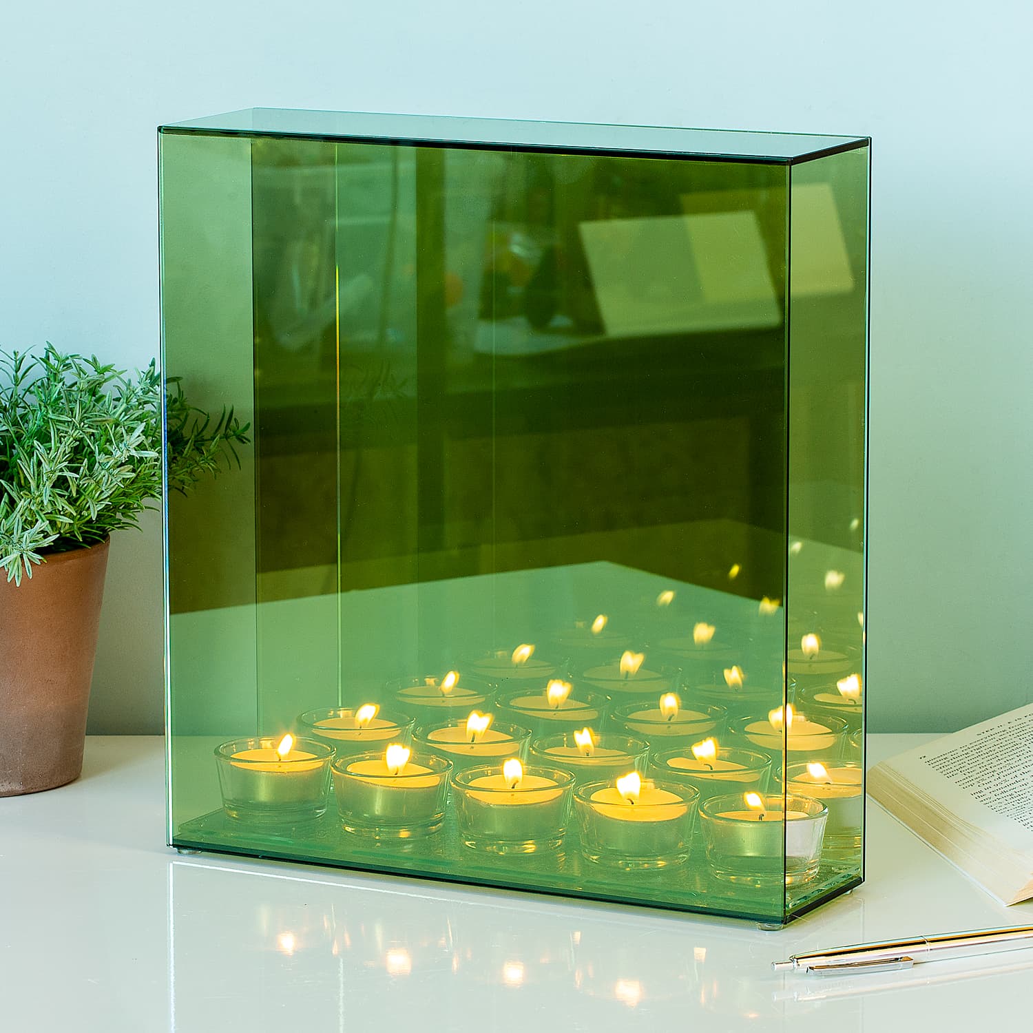 Invotis Infinity Waxinelichthouder - 5 Kaarsjes