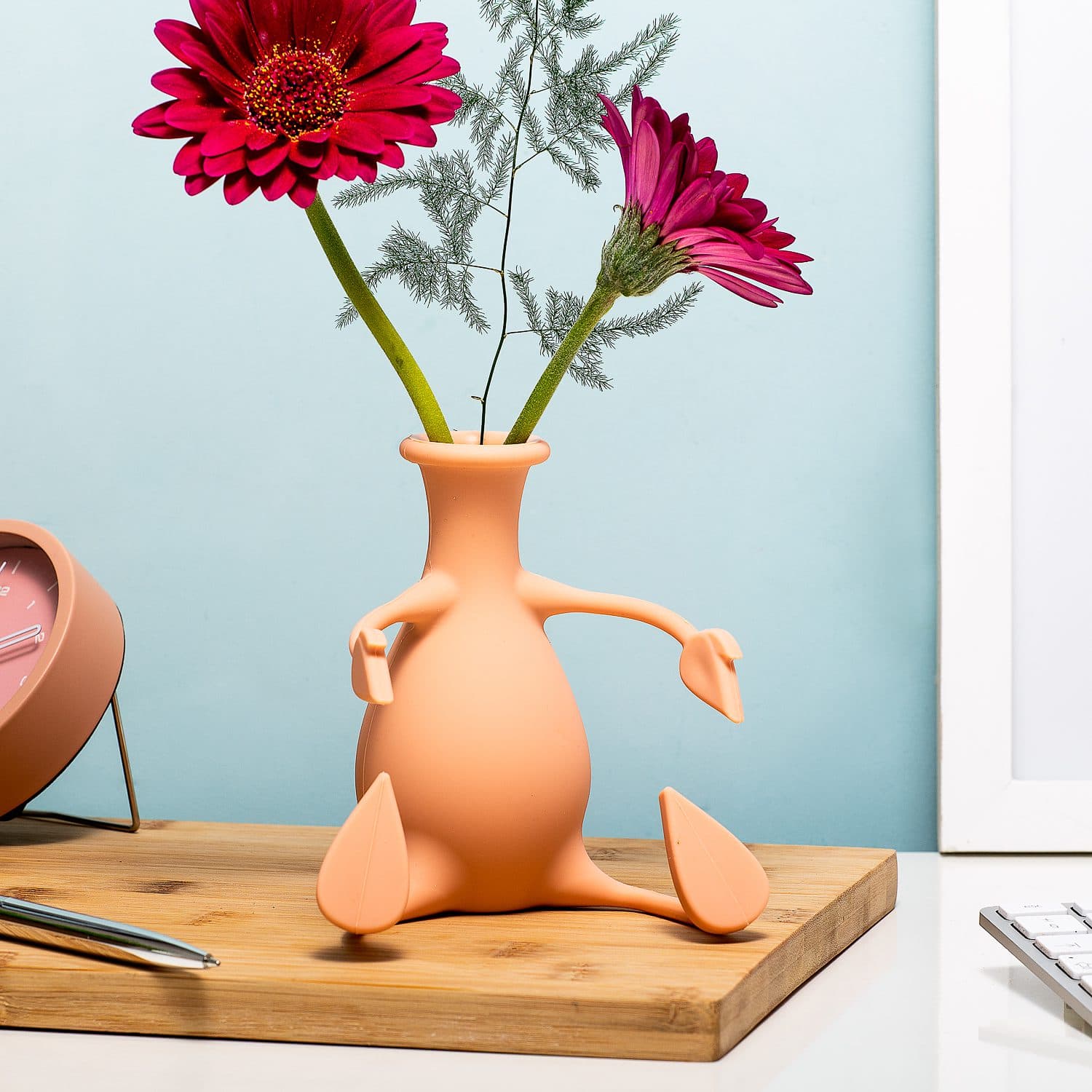 Peleg Design Florino Flexibele Vaas - Roze