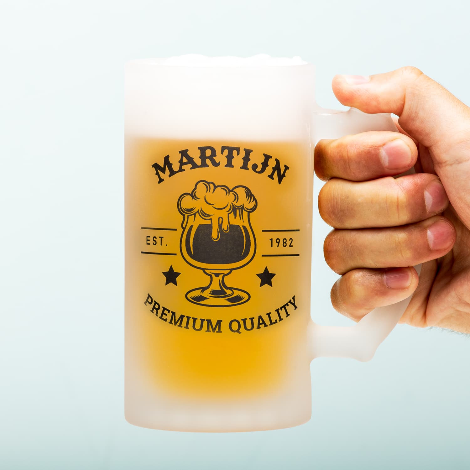 Ditverzinjeniet Gepersonaliseerde Bierpul Badge